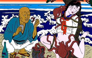 Toshio Saeki y su arte tradicional perverso