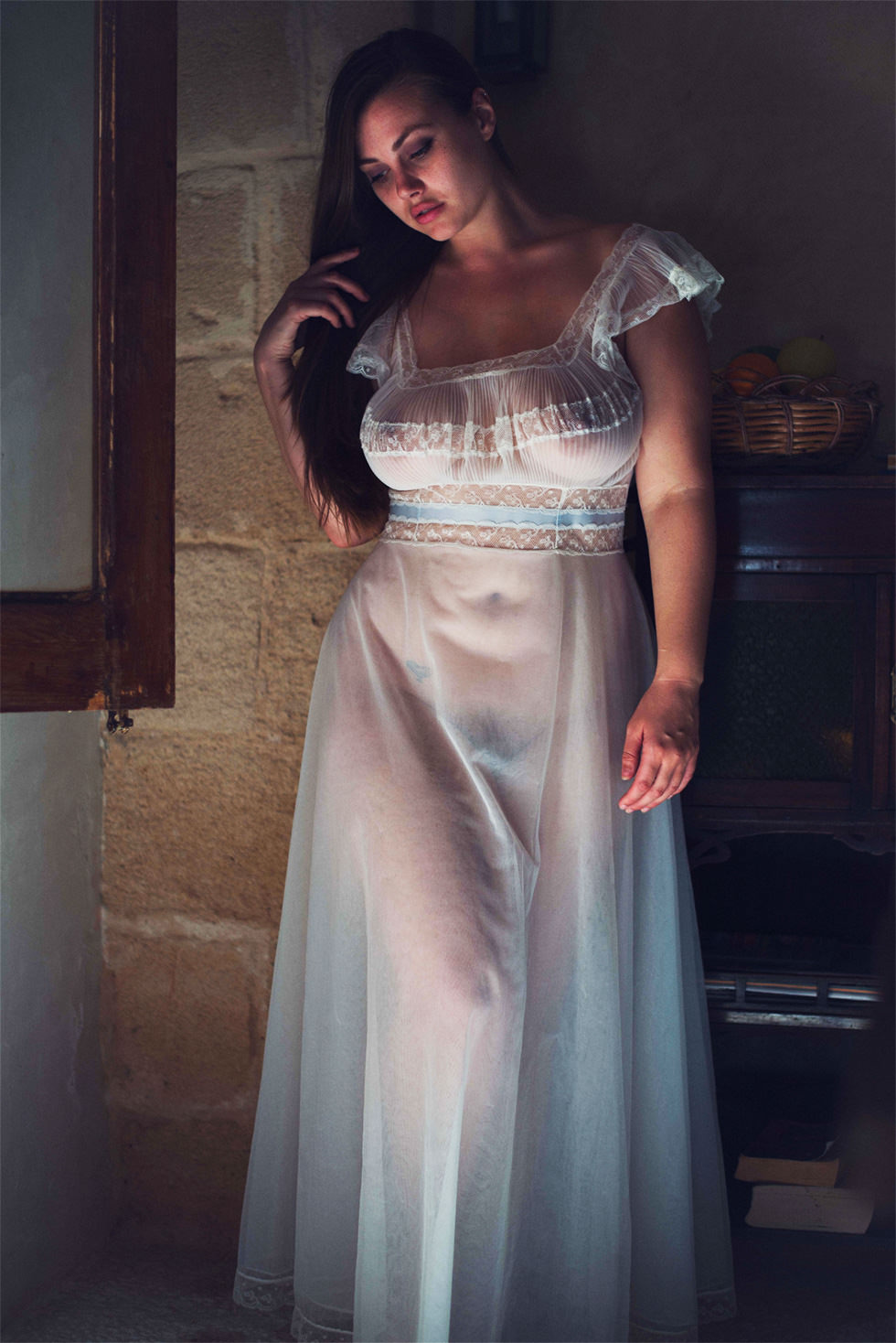 Lillias Right en camisón