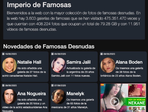 Imperio de famosas