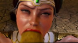 chica se folla la cara por los duendes